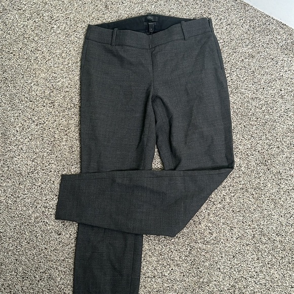 J crew Minnie gray pants size 2 office work wear career - Picture 4 of 7